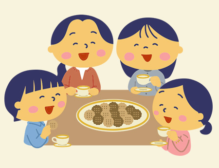 親戚・知人との団らんに