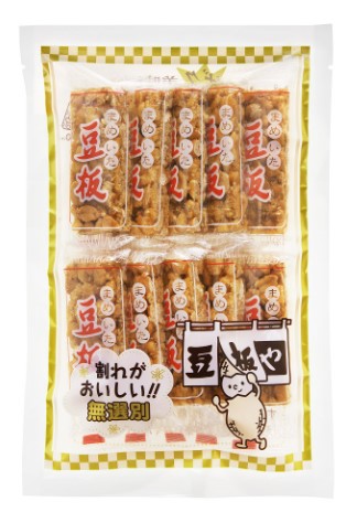 中山製菓　豆板　10枚×12袋入　ケース販売　無選別　まめいた