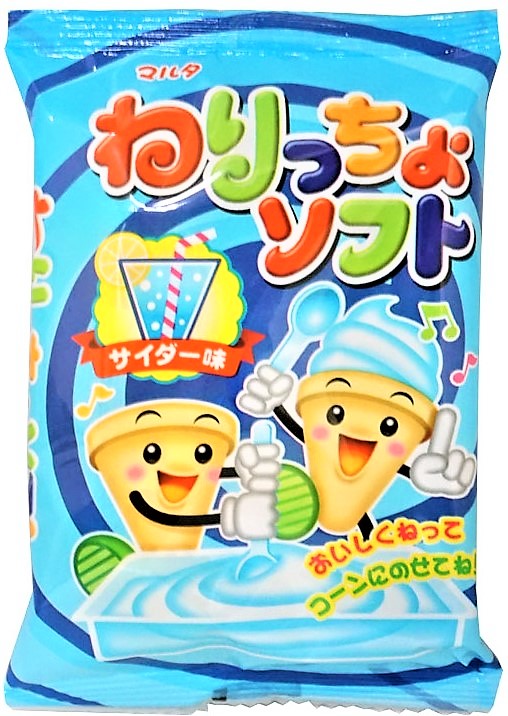 マルタ食品 ねりっちょソフト（サイダー味） ２４個入 駄菓子 駄菓子 うえだがしドットコム は駄菓子の通販問屋です