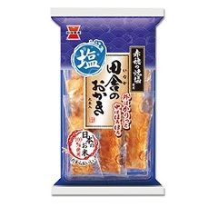 岩塚　田舎のおかき　塩味9本×12袋　ケース販売