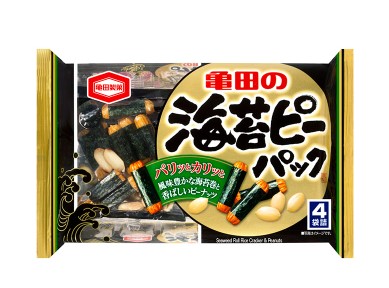 亀田製菓 海苔ピーパック 85ｇ（4袋詰）×12袋入　ケース販売