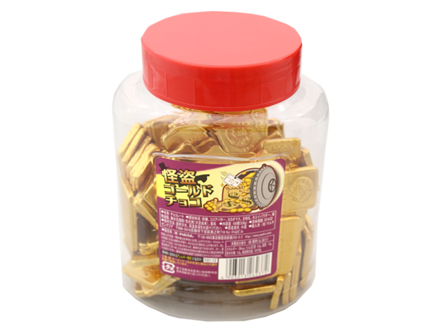 やおきん 怪盗ゴールドチョコ 100枚入 1個 駄菓子チョコ チョコ系 うえだがしドットコム は駄菓子の通販問屋です
