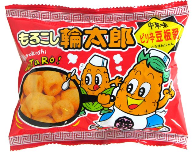 菓道 もろこし輪太郎豆板醤味 30入 駄菓子スナック スナック菓子 うえだがしドットコム は駄菓子の通販問屋です