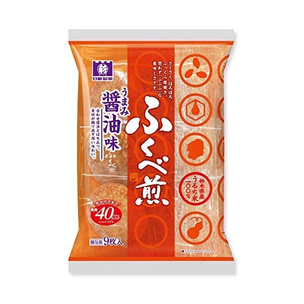日新製菓　ふくべ煎　うまみ醤油味　9枚　12袋