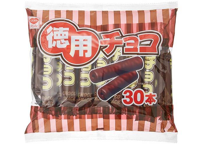 リスカ　徳用チョコ　30本入り　駄菓子チョコ　冬期限定