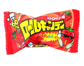ロールキャンディ ストロベリー味 24個入 駄菓子キャンディ
