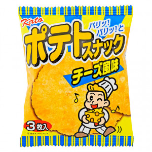 ポテトスナック　チーズ風味　3枚　20袋入　駄菓子スナック　かとう製菓