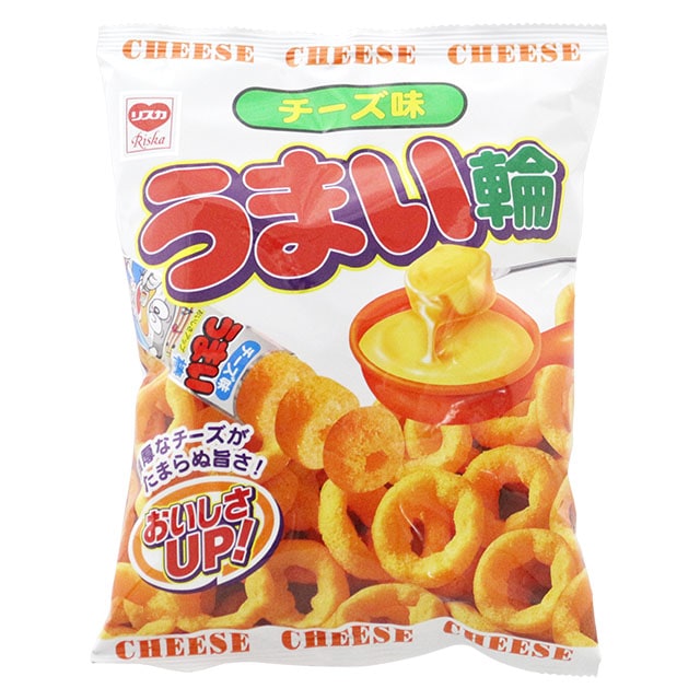 ●大袋　うまい輪　チーズ味　75g　12入　リスカ