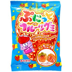 やおきん　ぷにっとﾌﾙｰﾂｸﾞﾐ　いちご味　24個入